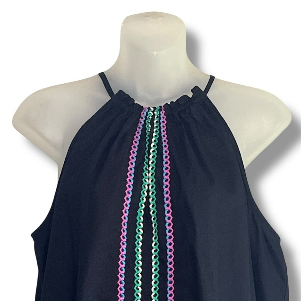 Knox Rose embroidered summer halter top NEW - Picture 2 of 7
